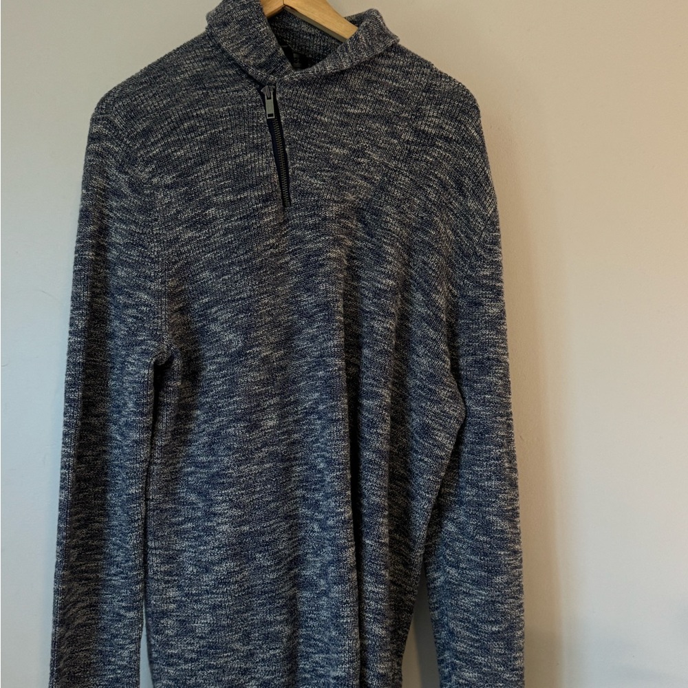 XL Express Blue Fleece Zip Up Jacket